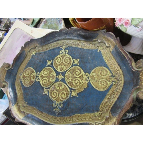 236 - A collection of decorative ceramics etc, to include wall plates, tray