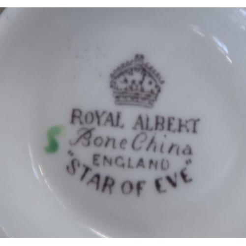 255 - A collection of Royal Albert Star of Eve pattern tea ware