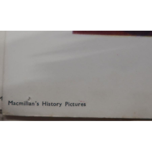 308 - A collection of Macmillan's History pictures, colour prints, all unframed