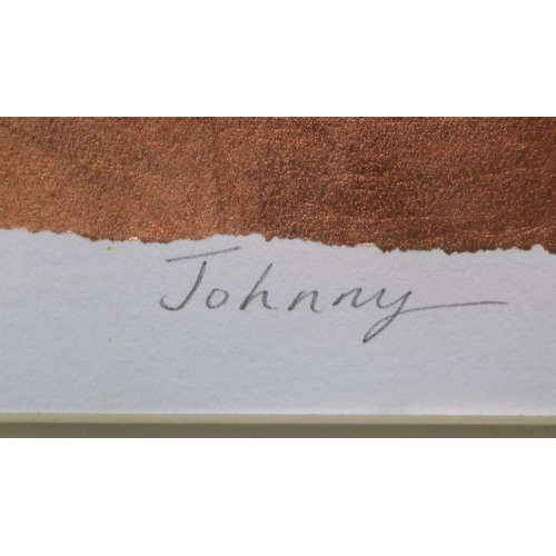 99 - Govinder Nazran (1964-2008), signed limited edition print, Johnny, 24/395, 13ins x 26ins