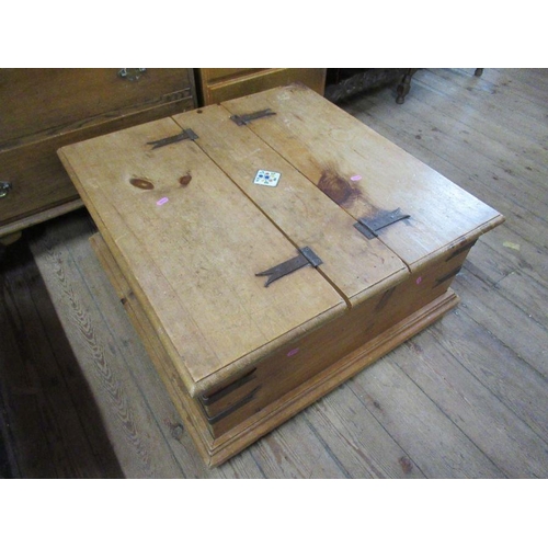 109 - A bureau, filing cabinet, pine storage unit