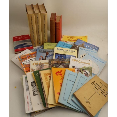 300 - Box of books Cornwall inc 3 volumes of 