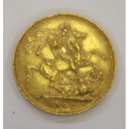 414 - A 1902 gold sovereign