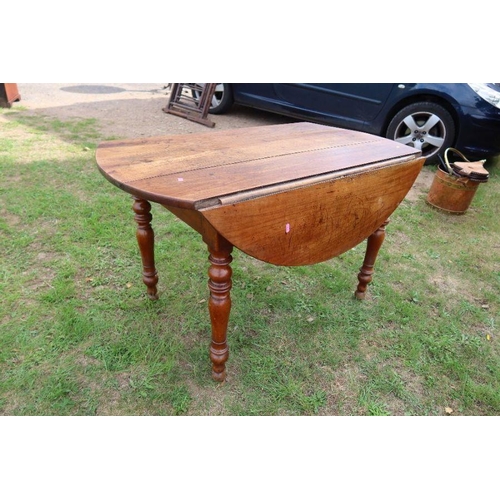 55 - A fruitwood kitchen table