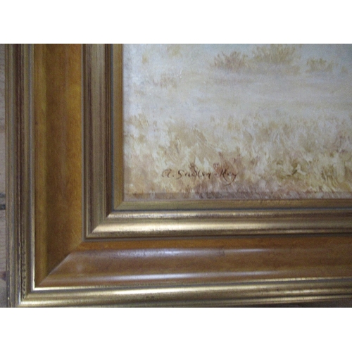 202 - A. Sadler-Key, oil on board, 16ins x 19ins