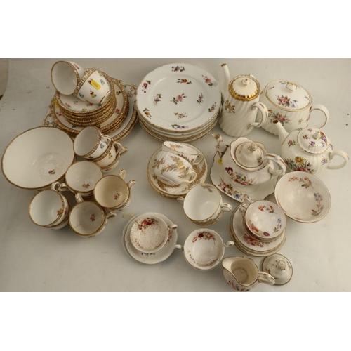 146 - A collection of tea ware, to include a Royal Worcester Roanoak tea pot, Minton etc