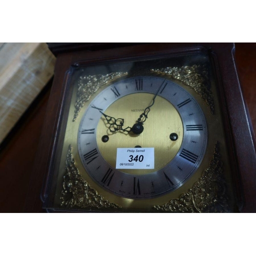 340 - A modern vienna style wall clock