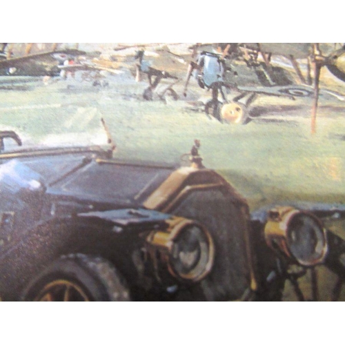 163 - Terence Cuneo, First Air Post (Folkestone-Koln 1919), signed print, height 20 3/4 ins, width 25 3/4 ... 