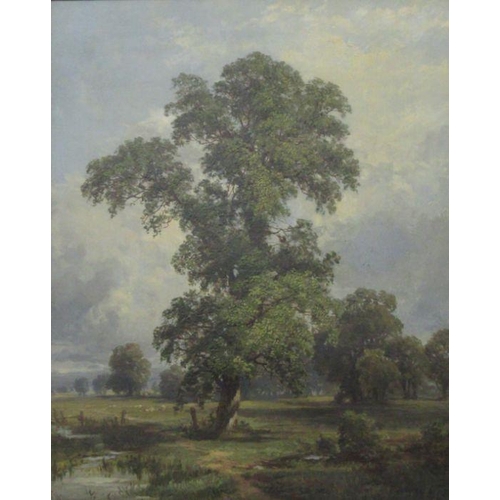 224 - Samuel Henry Baker RBSA , oil on canvas, Study at Ladywood, Birmingham, 20ins x 16ins