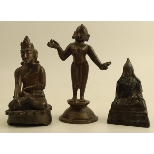 246 - Three Sino, Tibetan, Himalayan deity figures