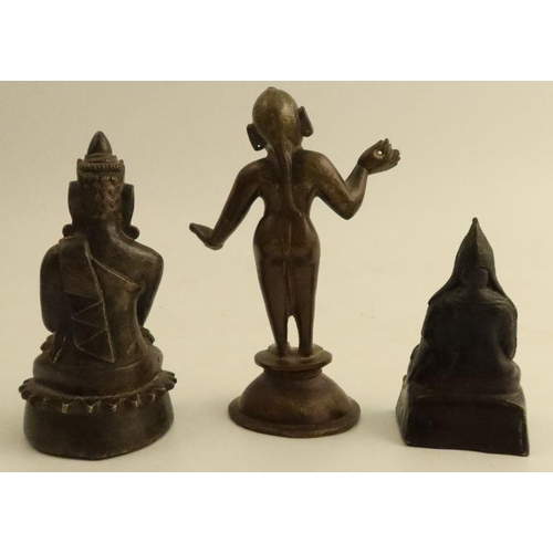 246 - Three Sino, Tibetan, Himalayan deity figures