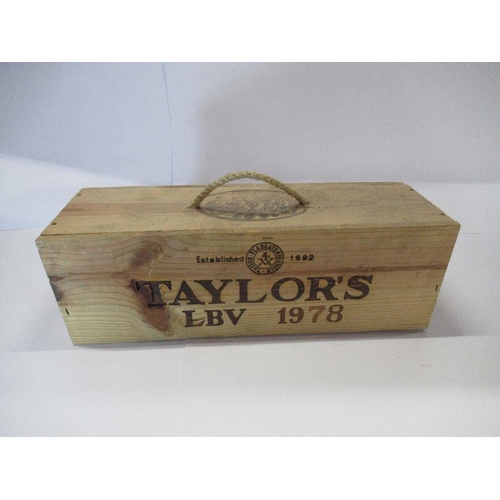 291 - Two boxed bottles of vintage port, Taylor's 1978 and 1984