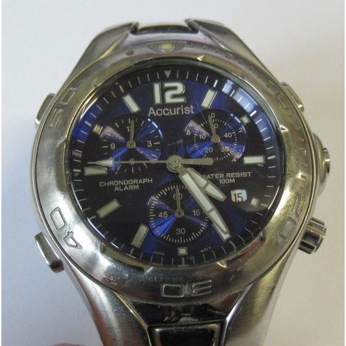 364 - A Gents stainless steel Acurist wristwatch