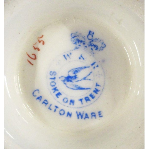 547 - A collection of Carlton Ware, to include a plate decorated with ducks, a Cloisonne Ware vase, three ... 