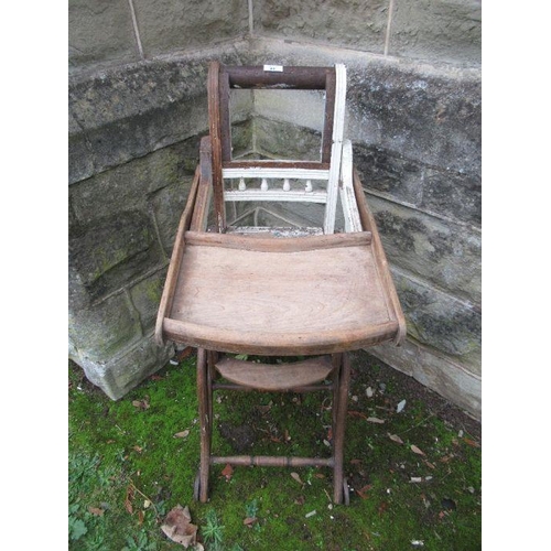 65 - A metamorphic high chair