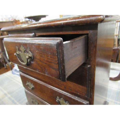 93 - An Antique style miniature chest of drawers, width 19.5ins, height 23ins