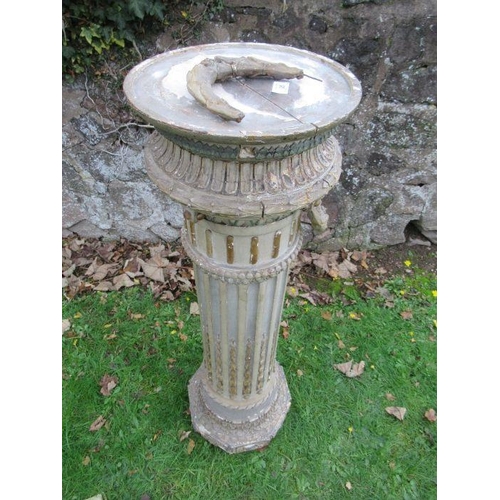 95 - A neo classical design column/plant stand, height 43ins