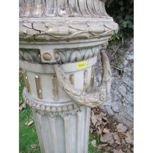 95 - A neo classical design column/plant stand, height 43ins