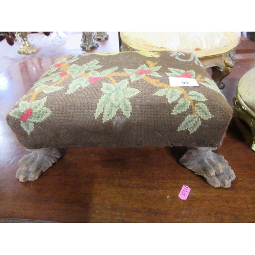 99 - Three 19th century design footstools