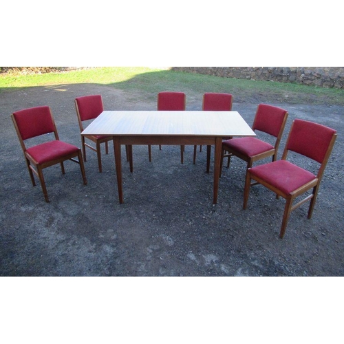 65 - A Gordon Russell extending dining, with extra leaf, length fully extended 60ins, width 30ins, height... 