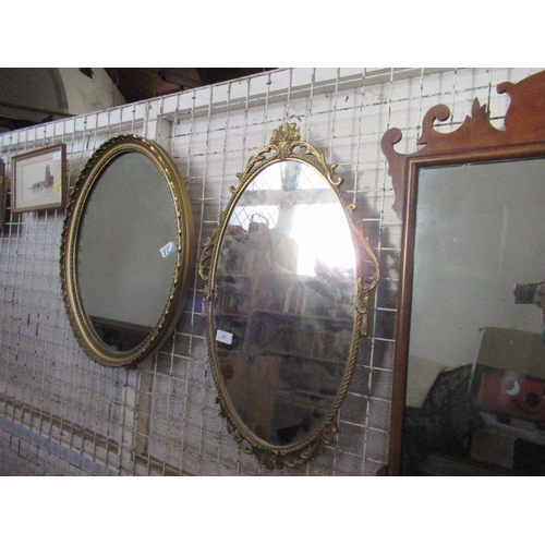 85 - Two gilt framed mirrors