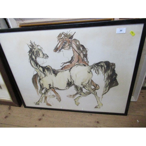 86 - A collection of prints