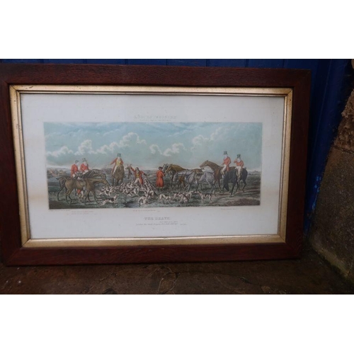89 - John Dean Paul, four Antique hunting prints, Leicestershire Hunt, 14.5ins x 26.5ins
