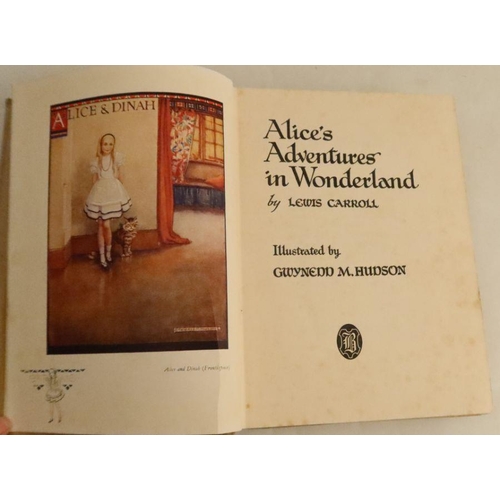 263 - Alice in Wonderland, by Lewis Carroll, illustrated by Gwynedd Hudson, published by Hodder & Stoughto... 