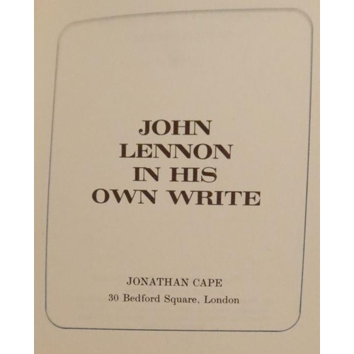 265 - In His own write, by John Lennon, Jonathan Cape, 1964 first edition: Graffiti, by Richard Freeman, H... 