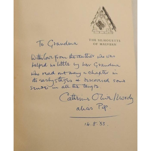 270 - The Silhouette of Malvern, by Catherine Moody, Priory Press, 1953 first edition, signed by the autho... 