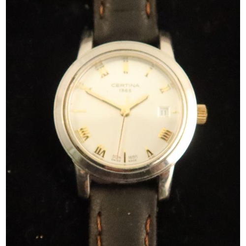 361 - A Raymond Weil ladies wrist watch, together with a Certina ladies wrist watch and 3 others