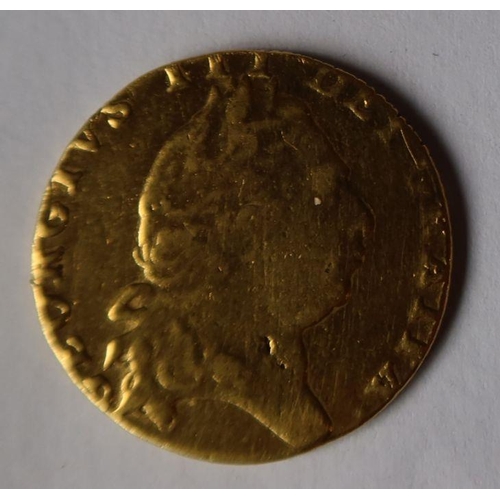 385 - A 1798 gold spade guinea