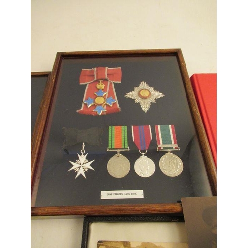 397 - 2 family groups of medals, comprising Colonel C.M.Clode Military Cross trio, India General Service M... 