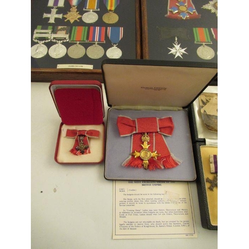 397 - 2 family groups of medals, comprising Colonel C.M.Clode Military Cross trio, India General Service M... 