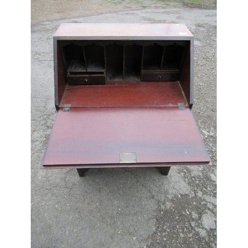 47 - An Edwardian mahogany bureau