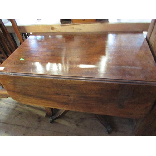 67 - A 19th century mahogany Pembroke table, width 36ins