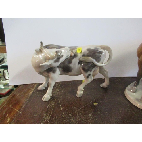 A Bing & Grondahl Copenhagen model of a cow - Good condition