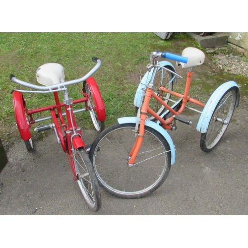 57 - Two Vintage children's tricycles