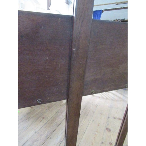 11 - An adjustable oak artists easel, stamped Halford Bros. Oxford St, London, height 72ins, width 29ins