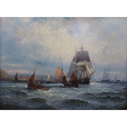 116 - William Thornley, oil on canvas, A Fresh Breeze, 11ins x 15ins