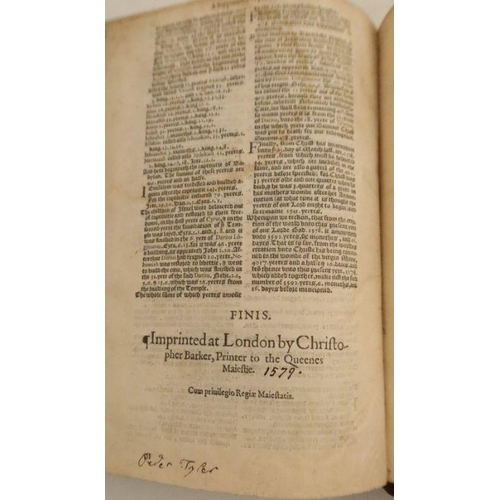 171 - Bible, English, The Newe Testament of our Lord Jesus Christ, Imprinted at London by Christopher Bark... 