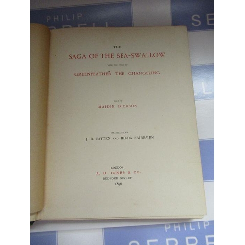 180 - 'The Saga of the Sea Swallow' by Maidie Dickson, illustrated by J.D.Batten and H.Fairburn, A.D.Innes... 