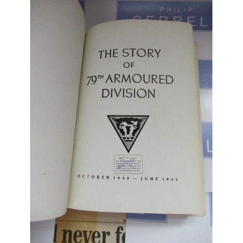 182 - 'The Story of 79th Armoured Division Oct 1942- June 1945, printed in Hamburg July 1945, with dust ja... 