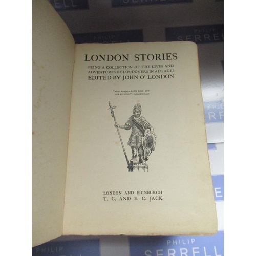 183 - 'London Stories' edited by John O'London, published by T.C and E.C Jack, Two Volumes