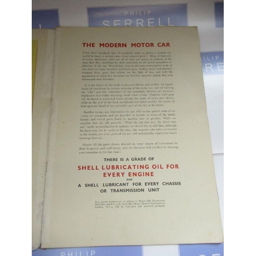 186 - 'The Modern Motor Car' published by Shell-Mex and B.P. Ltd, detailing the workings of a car with lif... 