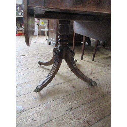 50 - A 19th century mahogany Pembroke table, width 40ins, height 28.5ins