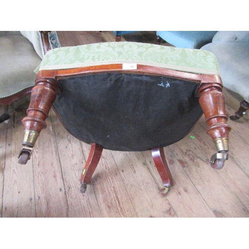 77 - Two 19th century deep buttoned back easy chairs