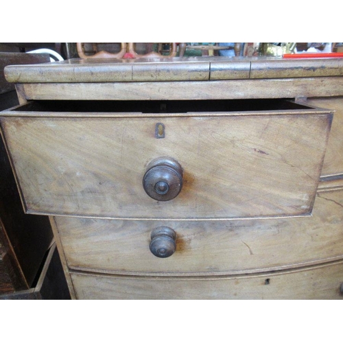 27 - A Victorian mahogany chest of drawers, width 40ins, depth 20ins, height 47ins