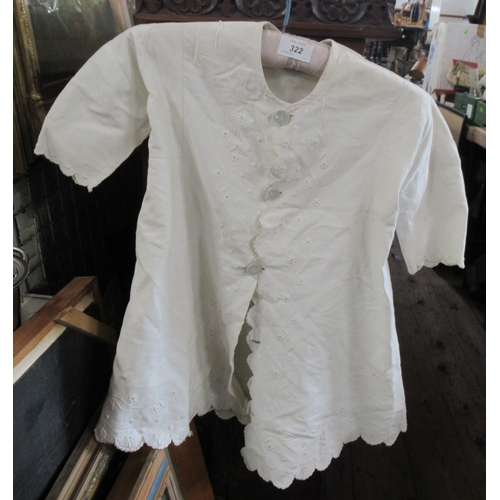 322 - A child's linen smock