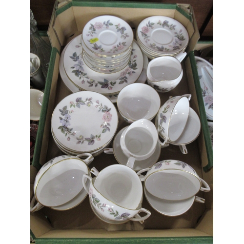 344 - Three boxes of Royal Worcester June Garland